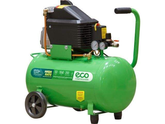 компрессор eco ae-501-4 коаксиальный (260 л/мин, 8 атм, коаксиальный, масляный, ресив. 50 л, 220 в, 1.80 квт) от BTSprom.by