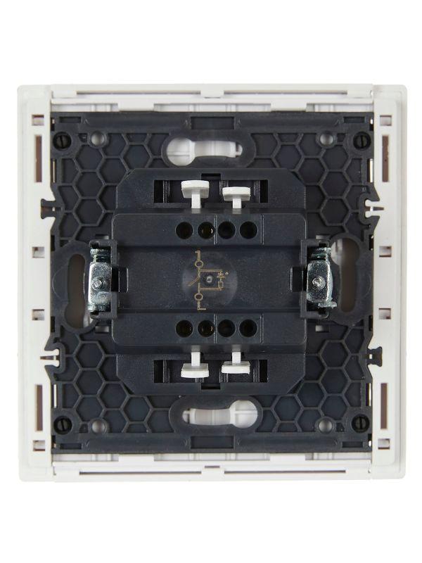  Выключатель 1-кл. СП FORTE&PIANO 10А FP202 с индикацией бел. IEK FP-V10-1-10-1-K01 фото в каталоге от BTSprom.by