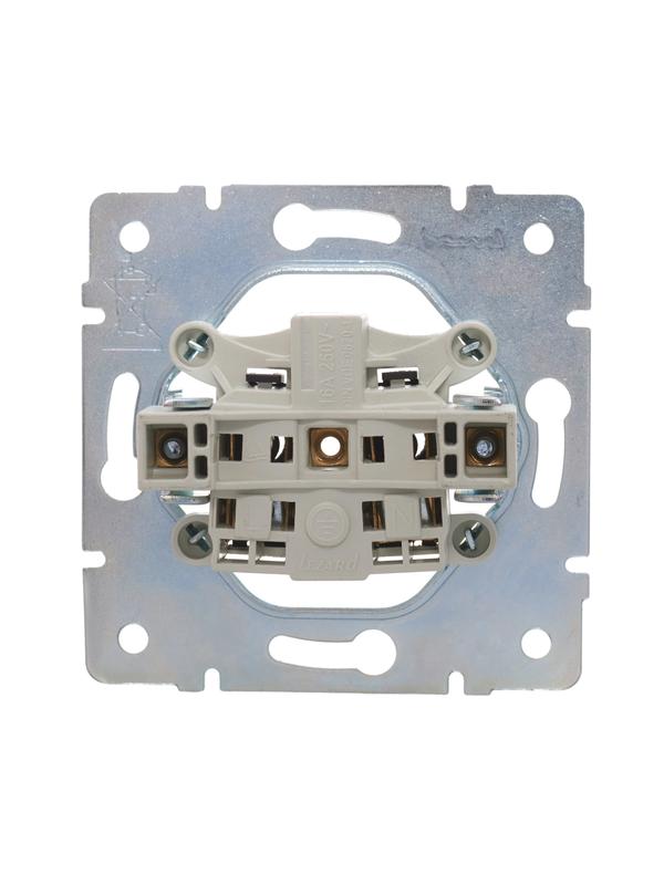  Розетка 1-м СП Vesna без заземл. ПБТ механизм жемчуж./бел. перламутр LEZARD 742-3088-121B фото в каталоге от BTSprom.by