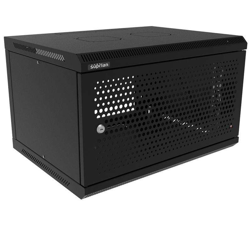 шкаф телекоммуникационный настенный твс-6u-600-450-пр-9005 suprlan 05-2065-b от BTSprom.by
