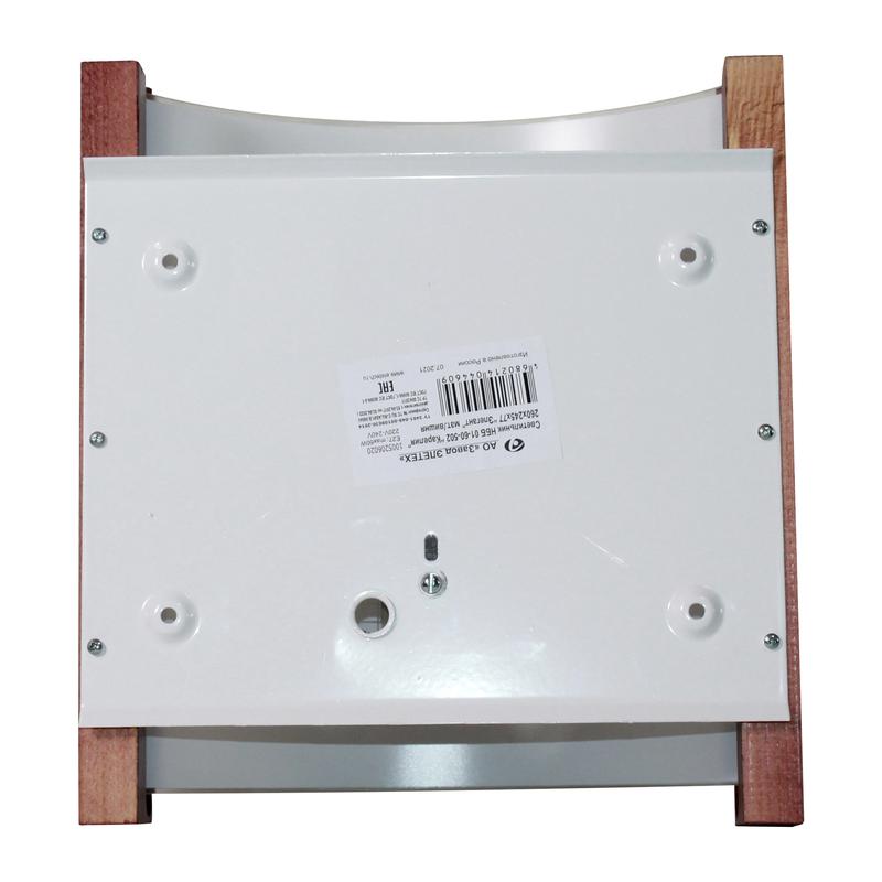  Светильник НББ 01-60-502 "Карелия" 260х245х77 "Элегант" матов./вишня (инд. упак.) Элетех 1005206020 фото в каталоге от BTSprom.by