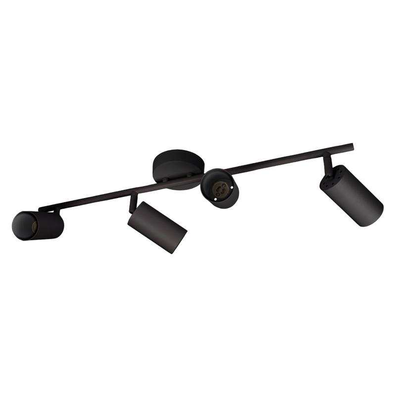 светильник pcl-0404 4xgu10 ip20 230в bl настен./потолочн. декор. под лампу jazzway 5066687 от BTSprom.by