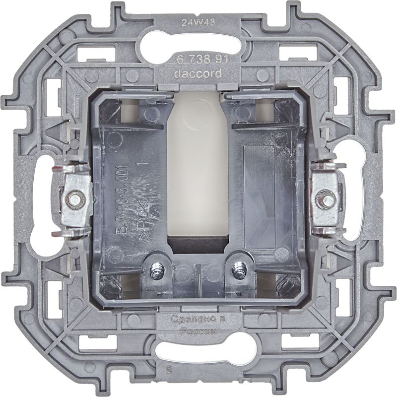  Вывод кабеля Inspiria с зажимом для крепления сл. кость IEK 673891 фото в каталоге от BTSprom.by