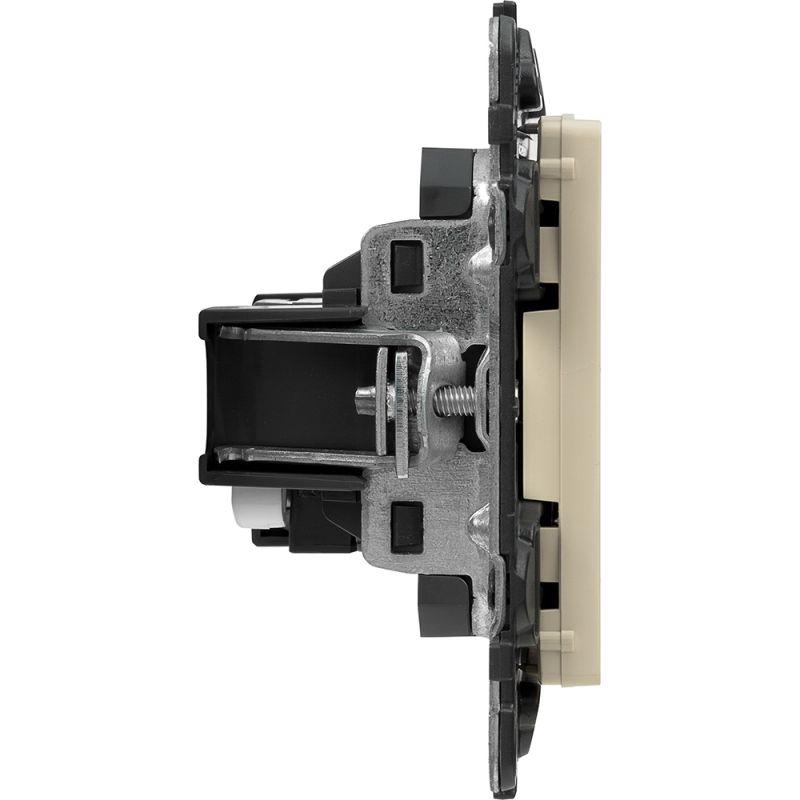  Розетка компьютерная 1-м Valena Life RJ45 кат.5E UTP с лицев. панелью механизм сл. кость Leg 753540 фото в каталоге от BTSprom.by