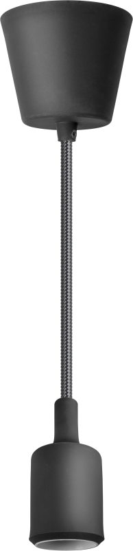 светильник 61 523 nil-sf02-008-e27 60вт 1м пласт. черн. navigator 61523 от BTSprom.by