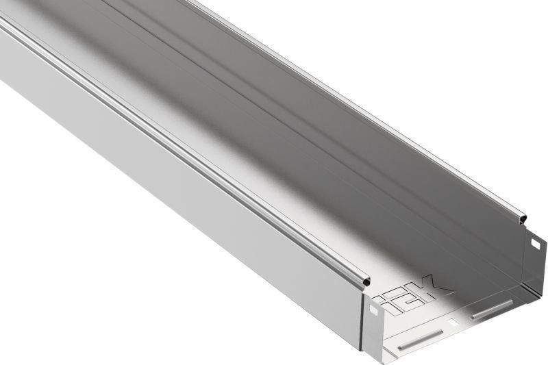 Лоток листовой неперфорир. 150х80 L3000 сталь 0.7мм IEK CLN10-080-150-3 от BTSprom.by