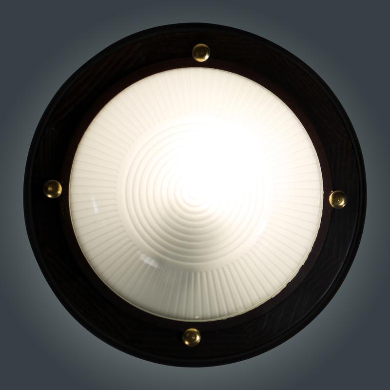  Светильник НПП 03-60-013 "Самарканд" 1301 60Вт E27 IP65 матов./корпус дерево венге (инд. упак.) Элетех 1005500974 фото в каталоге от BTSprom.by