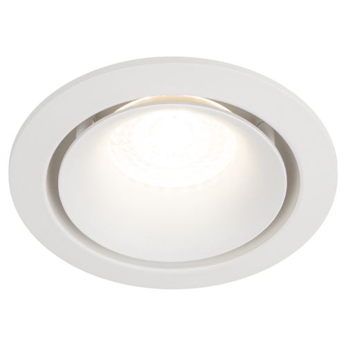  Светильник алюминиевый KL100 WH MR16 GU5.3 встраив. бел. ЭРА Б0055584 фото в каталоге от BTSprom.by