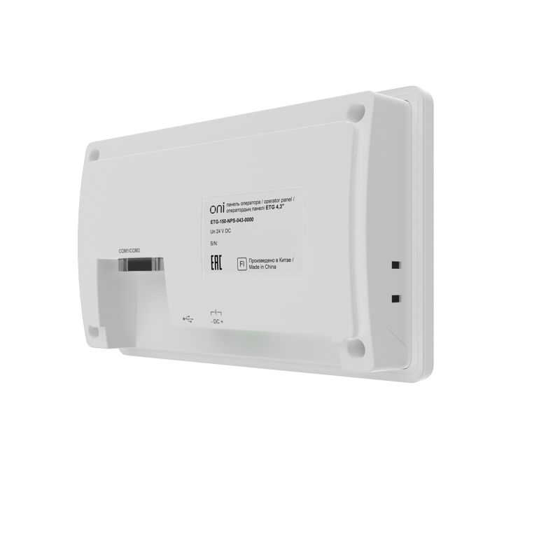  Панель оператора базовая ETG 4.3дюйм ONI ETG-150-NPS-043-0000 фото в каталоге от BTSprom.by