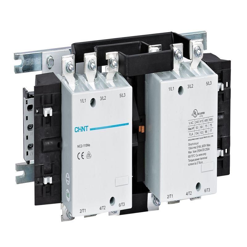 контактор реверсивный nc2-115ns 115а кат. 220-240в ac ac-3 (r) chint 235661 от BTSprom.by