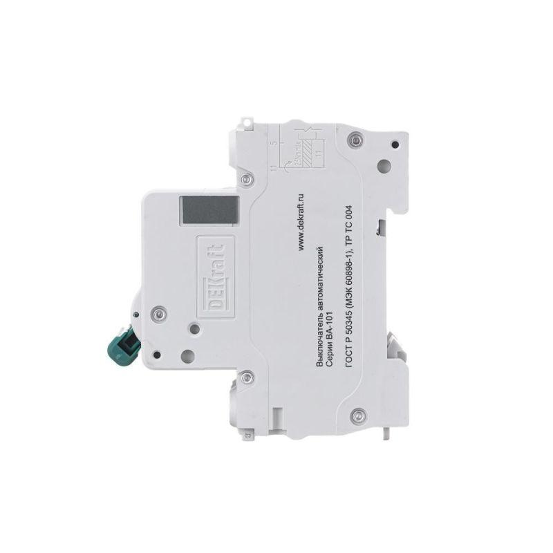  Выключатель автоматический модульный 3п C 16А 4.5кА ВА-101 DEKraft 11078DEK фото в каталоге от BTSprom.by