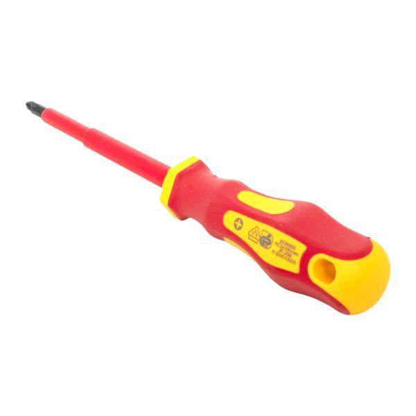  Отвертка PZ2х100мм Master 1000В Basic EKF pz-2-100-mas-in фото в каталоге от BTSprom.by