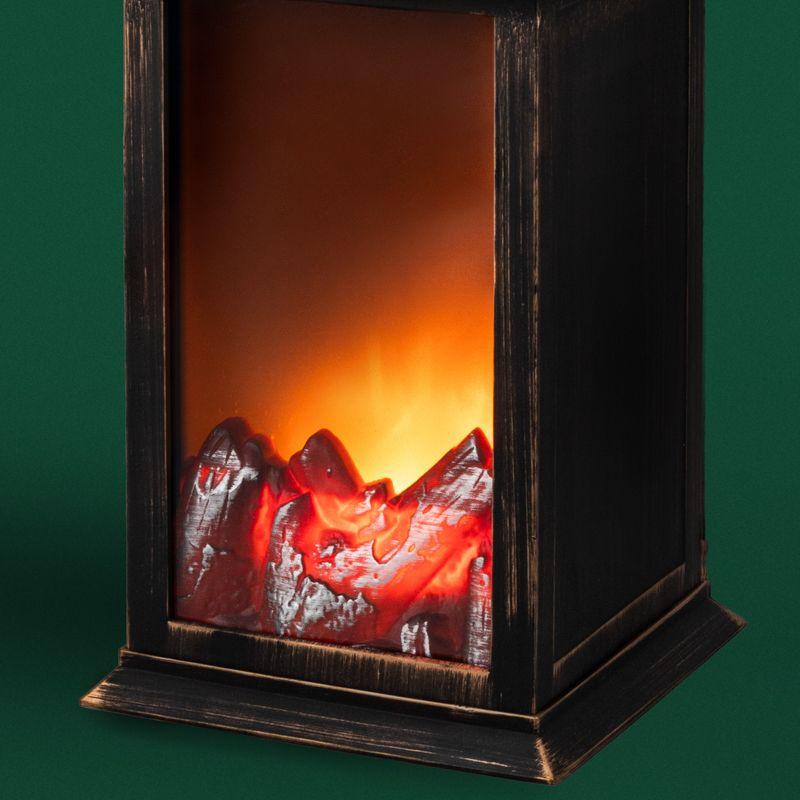  Камин светодиодный "Рустик" 14х14х28см с эффектом живого огня 3хAA (не в комплекте) Neon-Night 511-028 фото в каталоге от BTSprom.by