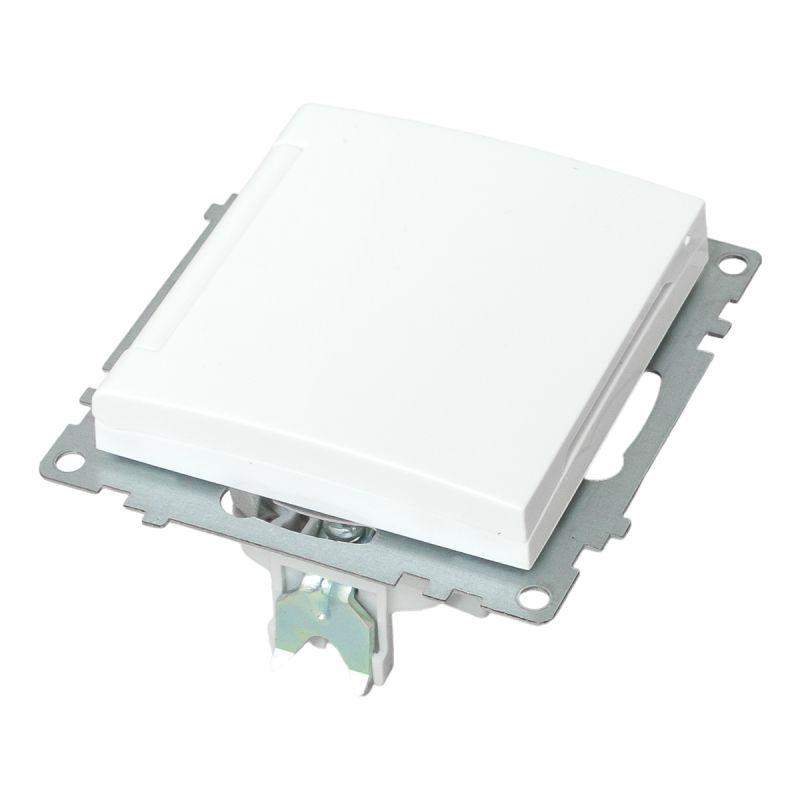  Механизм розетки 1-м Валенсия 16А IP44 с заземл. защ. шторки с крышкой бел. PROxima EKF EWV10-124-90 фото в каталоге от BTSprom.by