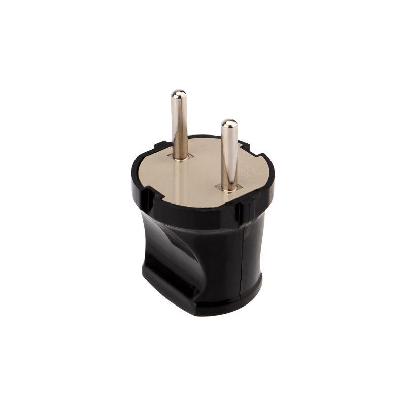  Вилка прямая 6А без заземл. черн. Rexant 11-8934 фото в каталоге от BTSprom.by