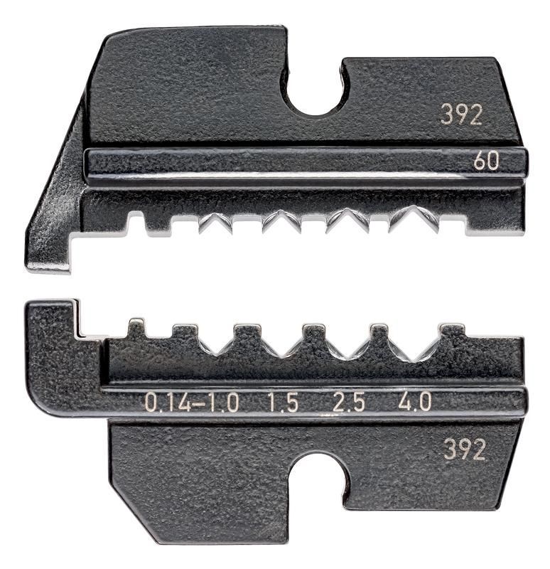 плашка опрессовочная под контакты точеные (hts+harting) 0.14-4.0кв.мм awg 26-11 кол-во гнезд: 4 knipex kn-974960 от BTSprom.by