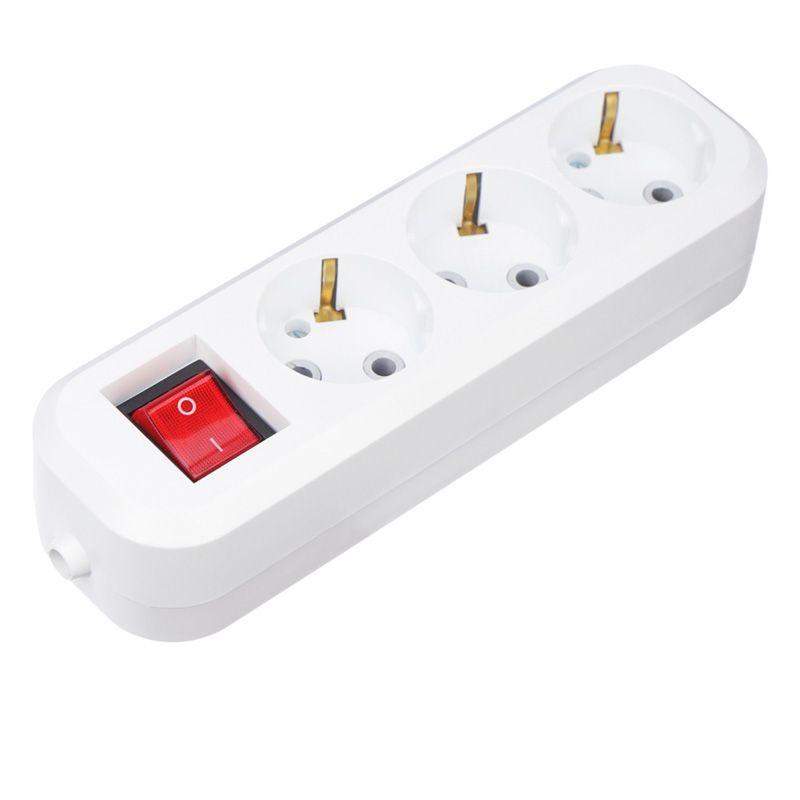  Колодка удлинителя 3-м с заземл. с кнопкой Rexant 11-8706 фото в каталоге от BTSprom.by