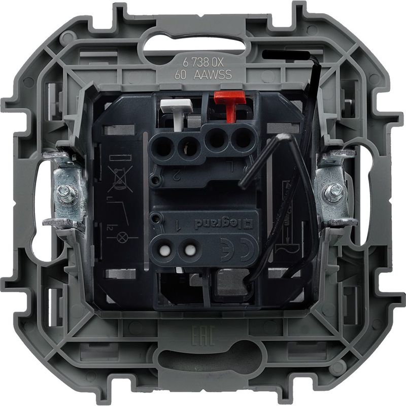  Выключатель Inspiria для гостиничных номеров механизм антрацит IEK 673803 фото в каталоге от BTSprom.by