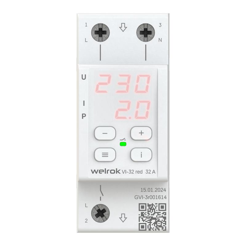 реле напряжения vi-32 red welrok 4660251140519 от BTSprom.by