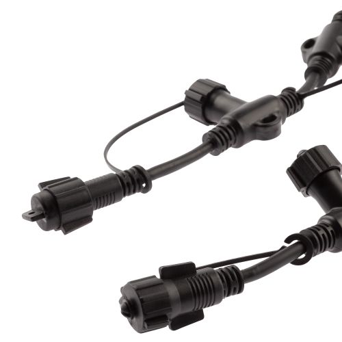  Разветвитель 2м шаг 10см 20 гнезд IP65 220В для гирлянд провод черн. каучук Эра Б0051883 фото в каталоге от BTSprom.by