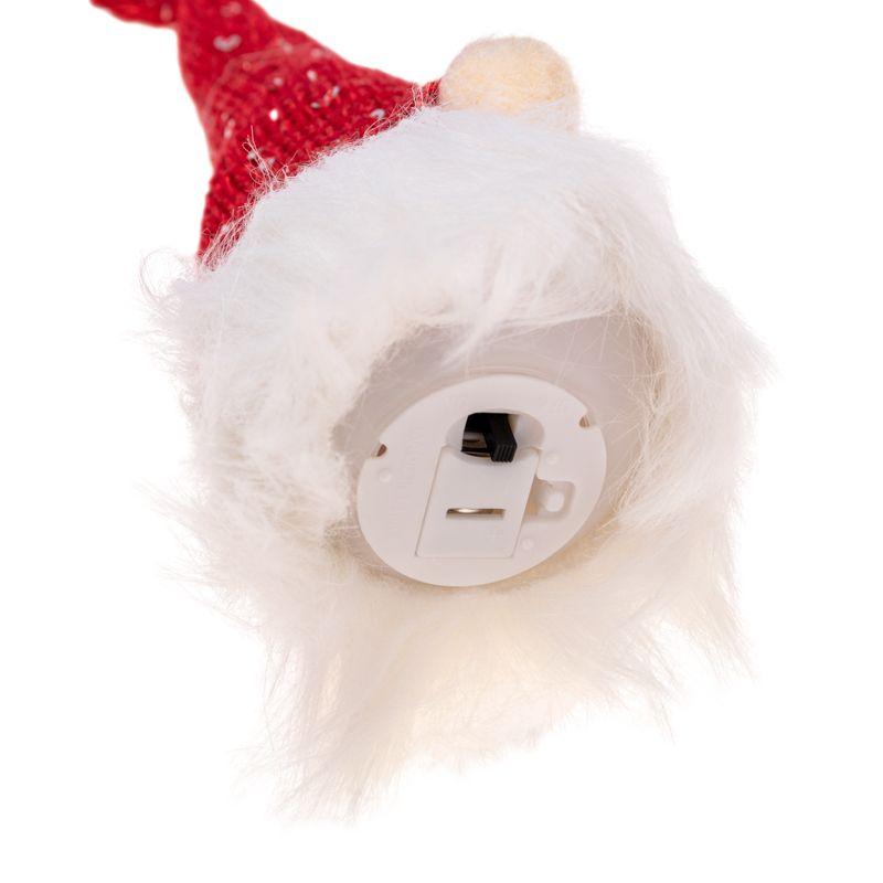  Набор из 4 гномиков в новогодних колпаках 20см тепл. бел. 3хLR1130 (в комплекте) Neon-Night 513-016 фото в каталоге от BTSprom.by