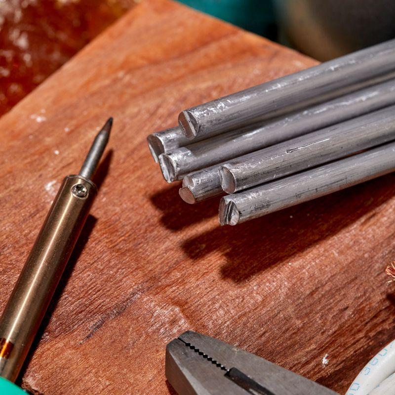  Припой пруток ПОС-30 d8мм L400мм ГОСТ 21931-76 олово 30% свинец 70% (уп.5кг) Rexant 09-3533 фото в каталоге от BTSprom.by