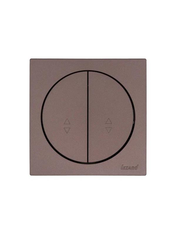  Выключатель проходной 2-кл. СП OSEN 10А IP20 механизм шоколад LEZARD 743-7388-106 фото в каталоге от BTSprom.by