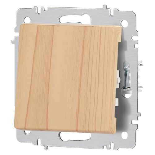  Переключатель перекрестный 1-кл. СП Accent 6-108-11 10А IP20 250В сосна Intro Б0063600 фото в каталоге от BTSprom.by