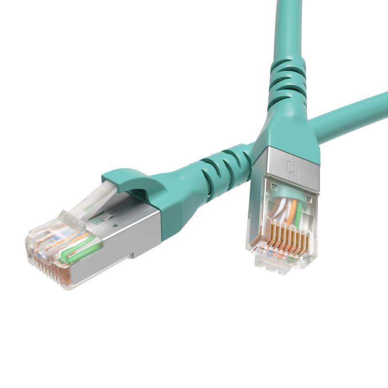 патч-корд экранированный cat6a s/ftp 4х2 lszh 5м бирюз. dkc rn6asf4550aq от BTSprom.by