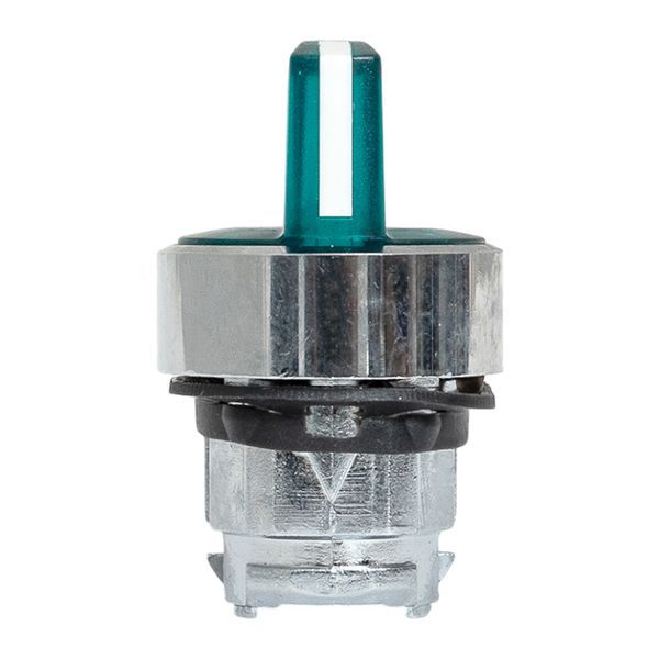  Механизм переключателя исполнительный XB4 IP65 на 3 положения с фиксацией с подсветкой с короткой ручкой зел. EKF XB4BD3FL-G-65 фото в каталоге от BTSprom.by