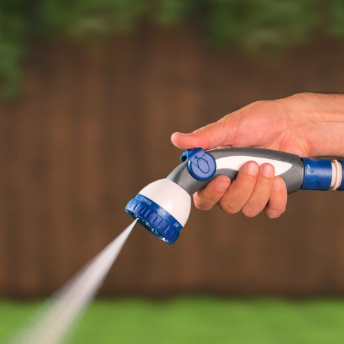  Пистолет-распылитель пластик 8 реж. (12/48/576) Green Apple Б0017766 фото в каталоге от BTSprom.by