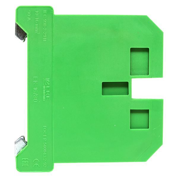  Колодка клеммная ЕК-16/80 JXB земля EKF plc-ek-16/80 фото в каталоге от BTSprom.by