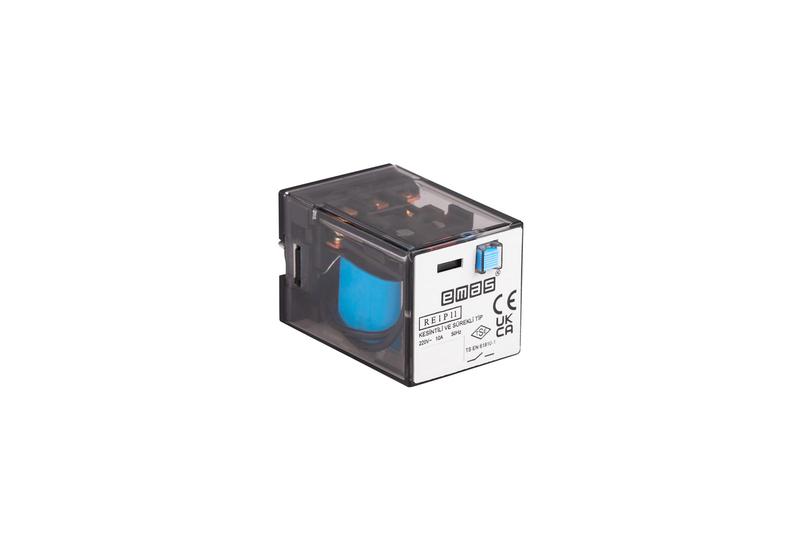 реле на 11 выводов 12 в dс (3 переключающих контакта) emas re1p11dc012 от BTSprom.by