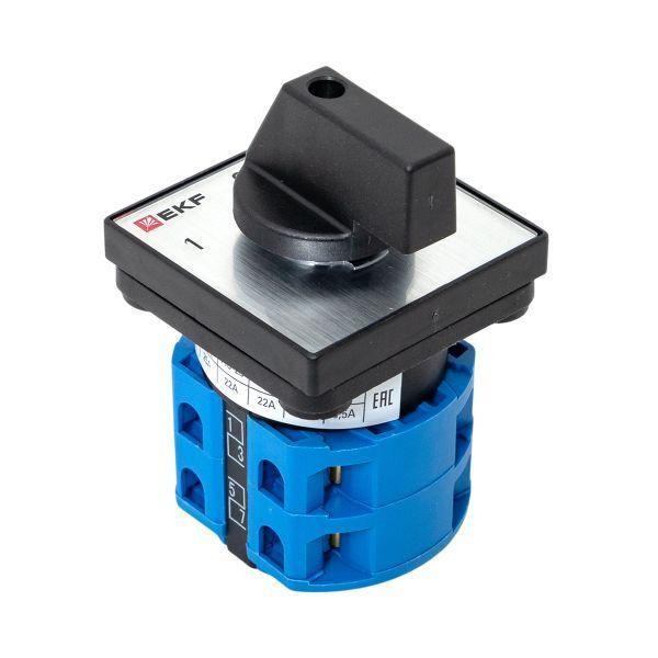  Переключатель кулачковый ПК-1-42 2П 25А "1-0-2" EKF pk-1-42-25 фото в каталоге от BTSprom.by