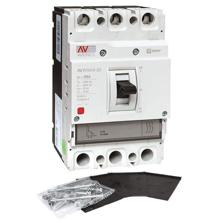 Выключатель автоматический 3п 225А 35кА AV POWER-2/3 TR AVERES EKF mccb-23-225-TR-av фото в каталоге от BTSprom.by  Выключатель автоматический 3п 225А 35кА AV POWER-2/3 TR AVERES EKF mccb-23-225-TR-av фото в каталоге от BTSprom.by