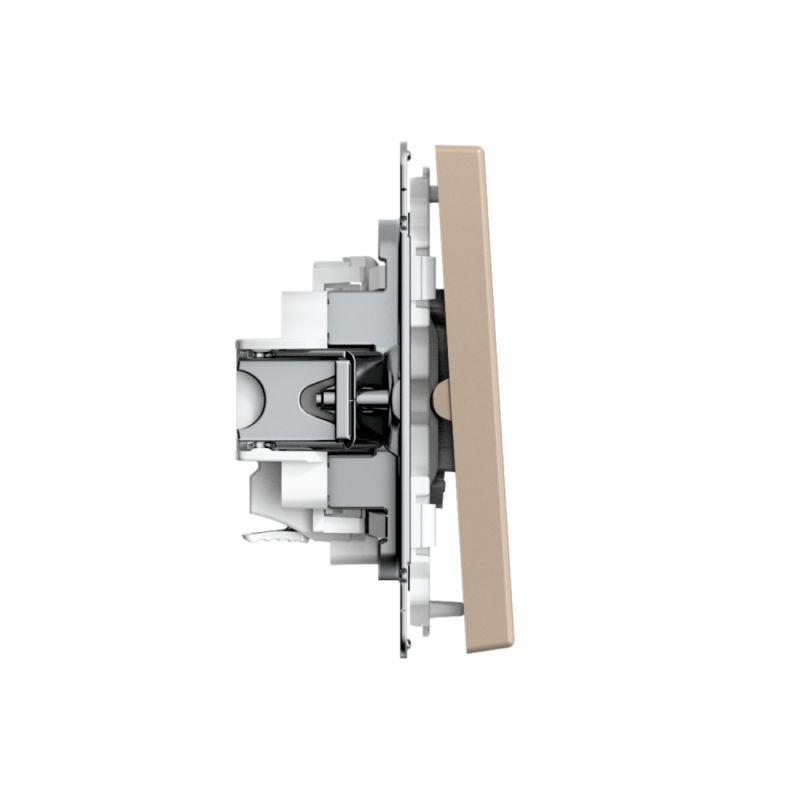  Выключатель 2-кл. ArtGallery 10AX быстрозажим. клем. механизм песочн. SE GAL001251S фото в каталоге от BTSprom.by