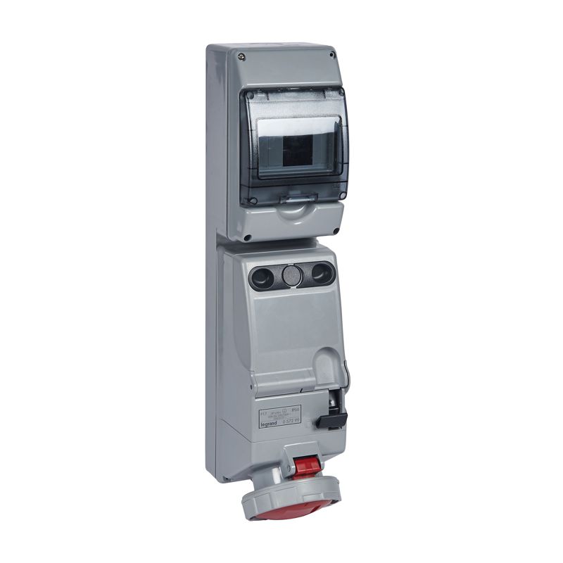 щиток комб. 63а 3k+н+3 400в p17 с din-рейкой ip66 leg 057299 от BTSprom.by
