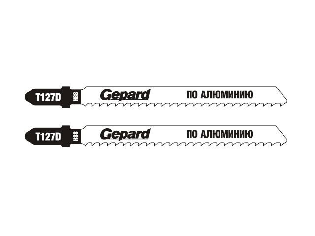 пилка лобз. по алюминию t127d (2 шт.) gepard (пропил прямой, тонкий, быстрый рез) gp0630-04 от BTSprom.by