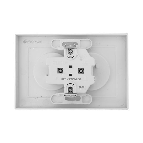  Розетка 2-м СП Эпика 16А без заземл. без защ. шторок с рамкой механизм алюм. EKF UP1-SOA-200 фото в каталоге от BTSprom.by