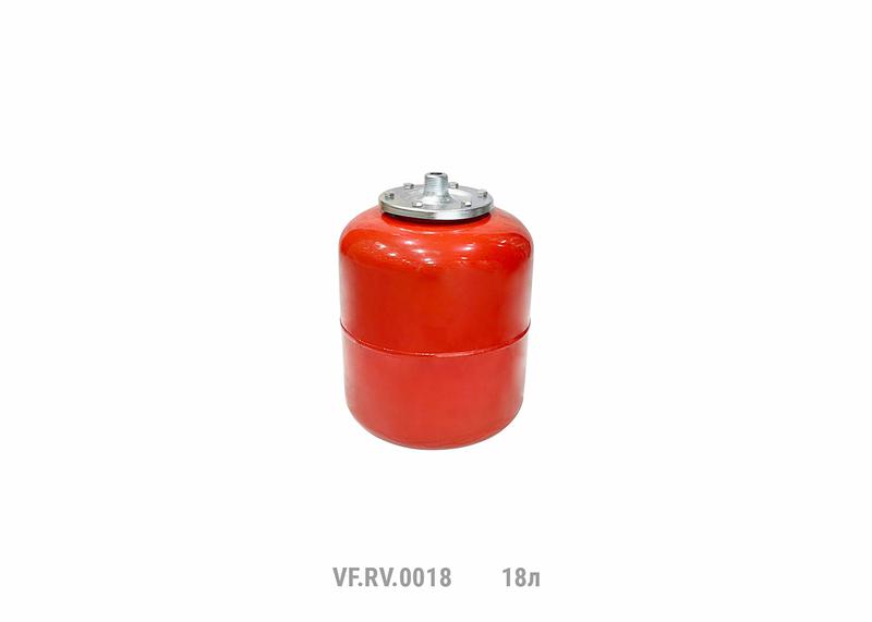 бак расширительный вертикальный rv 18л красн. (60шт/пал) valfex vf.rv.0018 от BTSprom.by