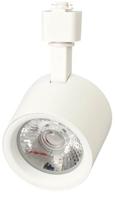 светильник светодиодный трековый ptr 0510 10вт 3000к ip40 24град. wh бел. pro jazzway 5035416 от BTSprom.by