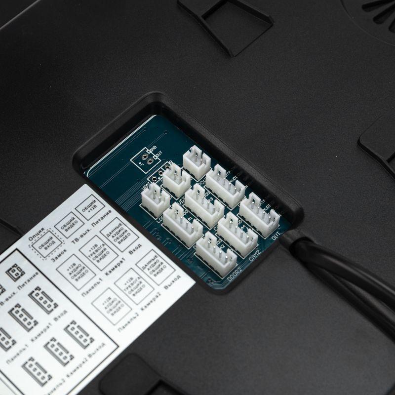  Монитор видеодомофона цветной 101дюйм формата AHD(1080P) с сенсорным экраном детектором движения функцией фото- и видеозаписи (модель AC-440) Rexant 45-0440 фото в каталоге от BTSprom.by