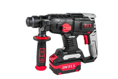 перфоратор sds-plus аккумуляторный бесщеточный pbh20h-22a/1 (20в 2.0дж 2реж 22мм 1акб зу кейс) p.i.t. pbh20h-22a/1 от BTSprom.by