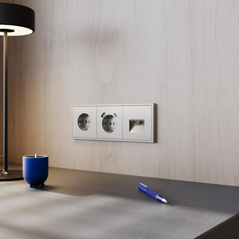  Рамка 3-м S70 пластик. шелк Voltum VLS100304 фото в каталоге от BTSprom.by