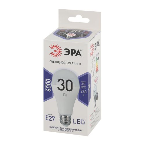 Лампа светодиодная LED A65-30W-860-E27 A65 30Вт груша E27 холод. бел. ЭРА Б0048017 фото в каталоге от BTSprom.by