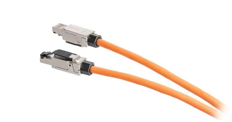 коннектор rj45/8p8c под витую пару кат. 6 (класс e) 250мгц. покрытие 50мкд универс. ножи t568b самозажимной полный экран метал. nikomax nmc-rj88se2-nt-mt от BTSprom.by