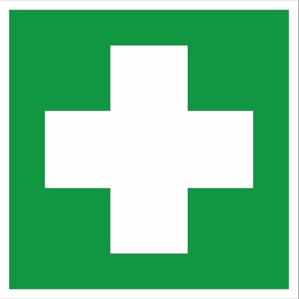 знак медицинского и санитарного назначения ec 01 "аптечка первой медицинской помощи" 150х150мм пластик ekf pn-ec-01 от BTSprom.by