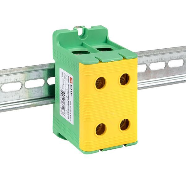  Клемма силовая вводная двойн. КСВ 35-150кв.мм желт./зел. PROxima EKF kvs2-35-150-y-green фото в каталоге от BTSprom.by