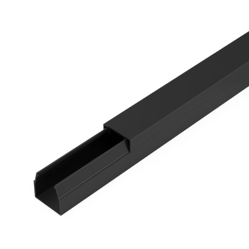 кабель-канал 12х12 l2000 с двойн. замком черн. промрукав pr03.0208 от BTSprom.by