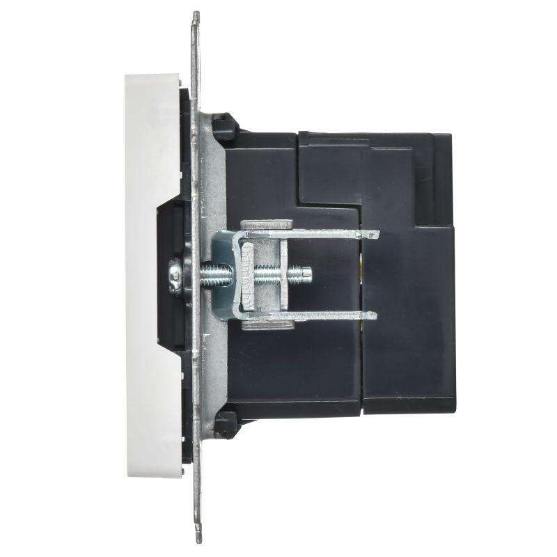  Розетка BRITE РЮ11-1-БрАБ 18Вт USB A+C механизм арктич. бел. IEK BR-U22-018-K91 фото в каталоге от BTSprom.by